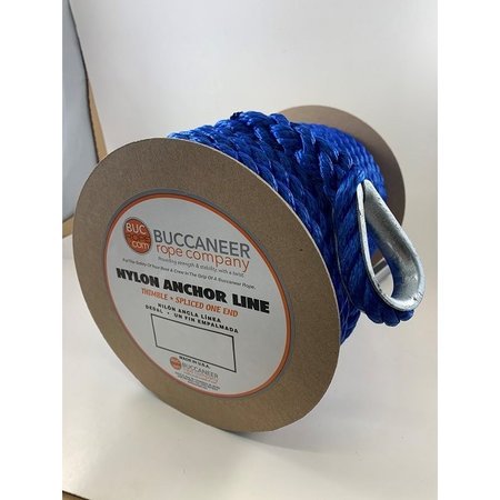 BUCCANEER ROPE 1/2" x 600' Twisted Polyester, White 225-16-00-6